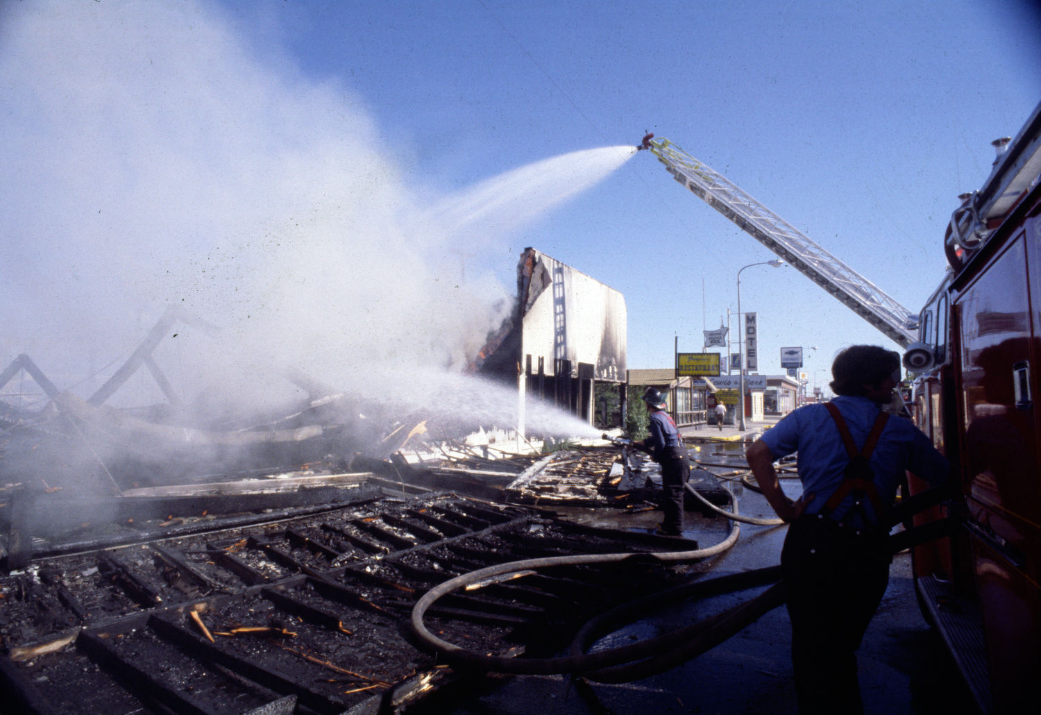 Billings Lumber Co. fire, September 5, 1979